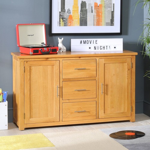 London oak large sideboard - oak,