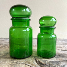 Set 2 Vintage Belgian Green