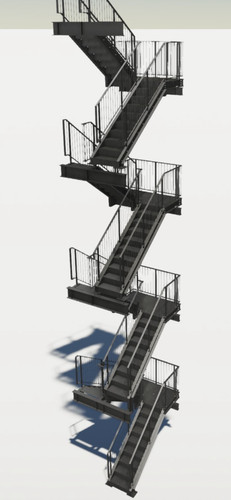 Multi level fire - multi, escape