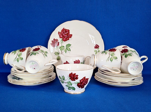 Old royal roses - royal, tea