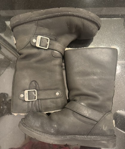 Ugg black kensington biker - kensington,