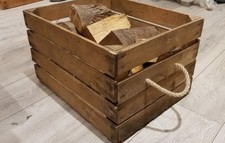Log basket fire wood storage - log,