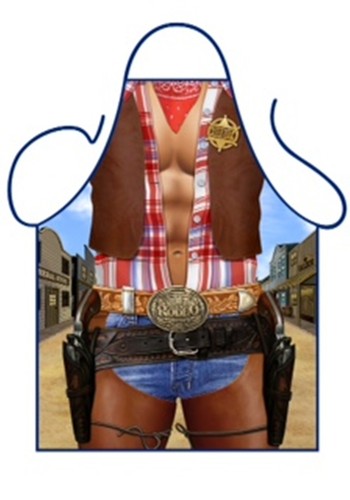 Men fun sexy novelty apron - fun,