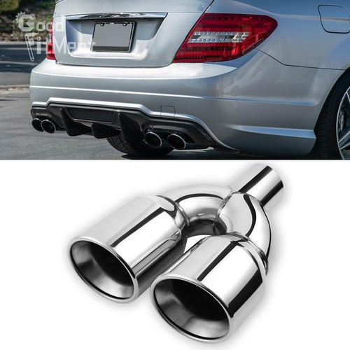 Dual exhaust pipe tips - exhaust, 2.5"