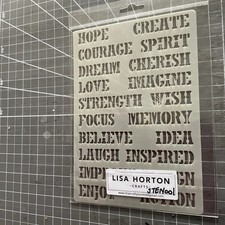 CRAFT STENCILS FOR CARD MAKING