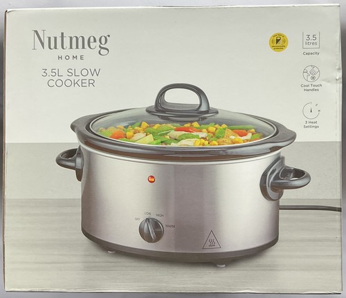 Nutmeg home slow cooker - nutmeg, 3.5l
