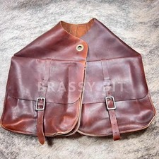 Amish Made Leather Western Saddle Bags