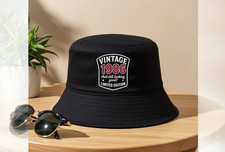 Black Bucket Hat Gift for Men