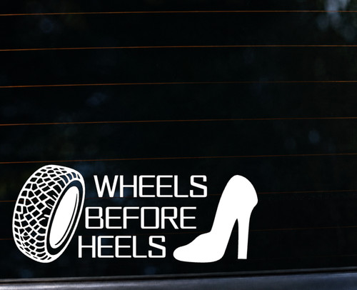Wheels before heels - wheels, heels-