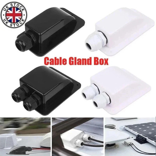 Waterproof dual cable - cable, entry