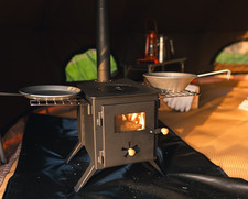 CTS Bell tent stove  - A portable Wood Burning Stove (FREE CARRY BAG AND GLOVES)