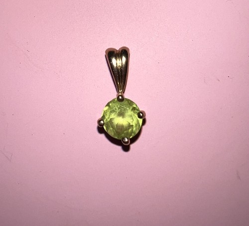 Carat yellow gold peridot - yellow,