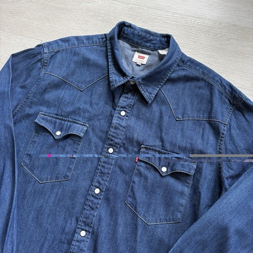 Levi western denim shirt - western,