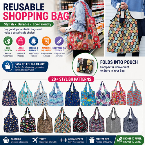 Large reusable shopping bag - large,