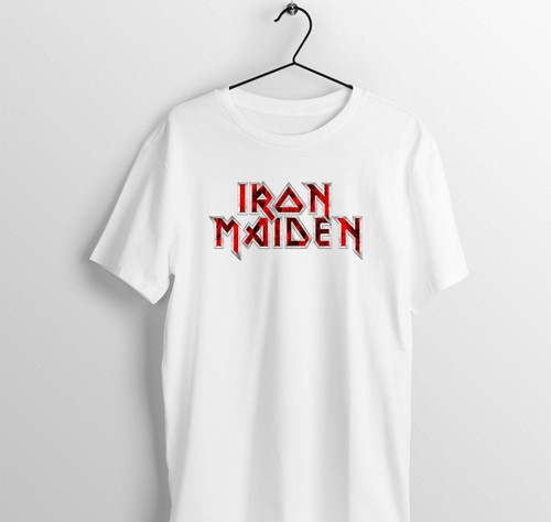 Iron maiden white shirt - maiden, i