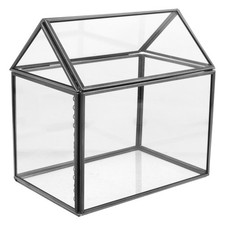  Glass Terrarium: House Shape
