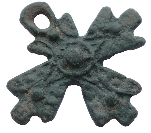 Byzantine bronze cross