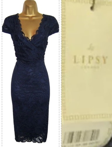 Lipsy lace bodycon dress - lace,