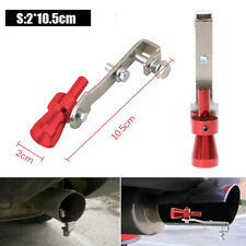 18mm Red Blow Off Valve Noise Exhaust Car Turbo Sound Whistle Simulator Muffler