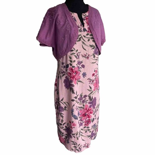 Linen dress jacket - dress, &