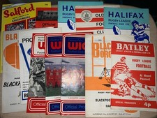 Mixed Rugby League Programmes - Mixed Seasons