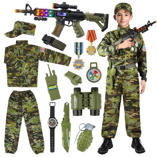 Kids army costume for boys - army,