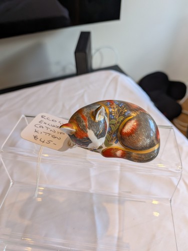 Royal crown derby paperweight - crown,
