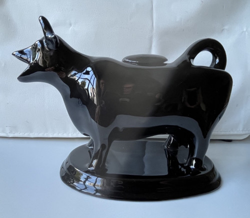 Jackfield style black cow - style,