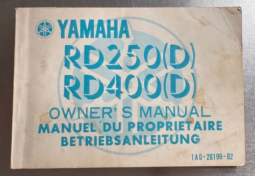 Yamaha rd250 rd400 1977 - rd400, d