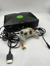 Xbox Classic, og, Original Console Retro Gaming And Crystal Controller  MOD