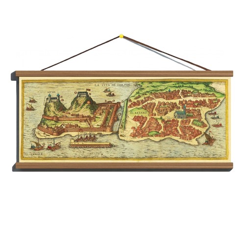 Ancient 1590 panoramic - 1590,