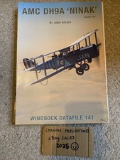 Windsock Datafile No.141 - AMC DH9A 'Ninak' Vol.2 - John Alcorn - Scarce!