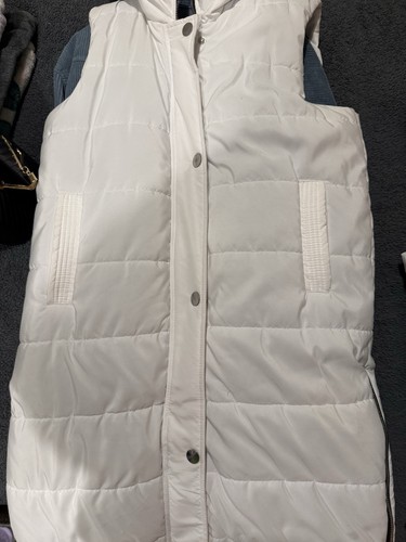 White gilet long - gilet,