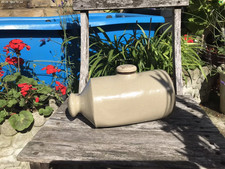 Antique/Vintage Stoneware Bed Warmer With Screw Top