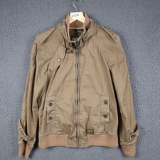 G STAR Jacket Mens M Medium Khaki Green Astron Art Bomber Military Cotton