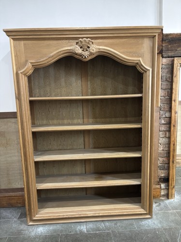 Solid oak bookcase - oak,
