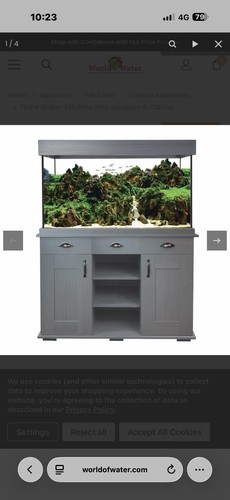 Fluval 345l shaker aquarium - 345l,