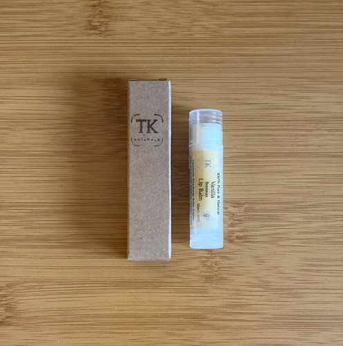 Natural beeswax lip balm - natural,