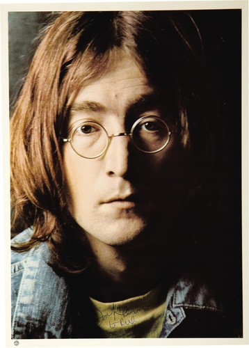 John lennon autographed white - lennon, 'white