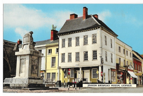 Postcard lichfield johnson - -,