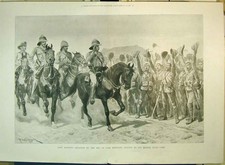 Old Antique Print Lord Roberts Men Lord Methuen'S Modder River Camp 1900 20th
