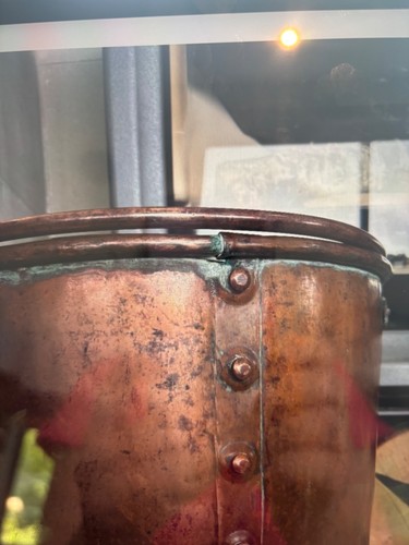 Antique english copper - copper, coal