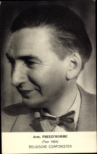 Postcard belgian composer - postcard,