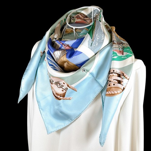 Rare hermes carre silk - hermes,