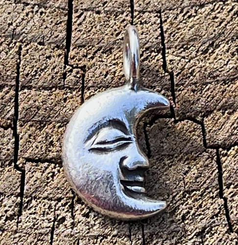 Tiny sleepy crescent - tiny, moon