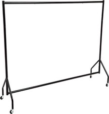 Amazon Basics Heavy Duty Clothes Rail Garment Rack on Wheels 183cm Wide