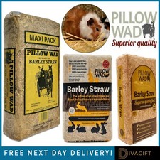 PILLOW WAD BARLEY STRAW QUALITY DRIED ANIMAL PET NATURAL BEDDING FEED BIO NEW