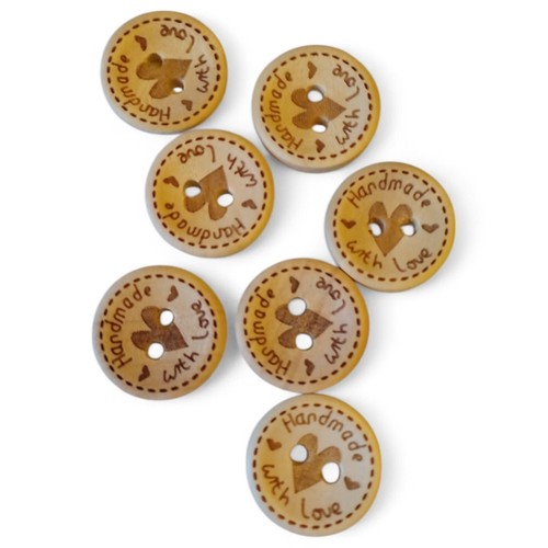 Buttons handmade with love - handmade,