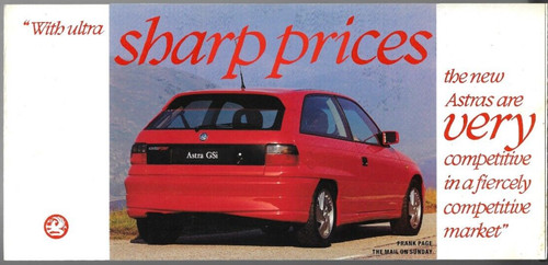 Vauxhall astra mk3 early - vauxhall,