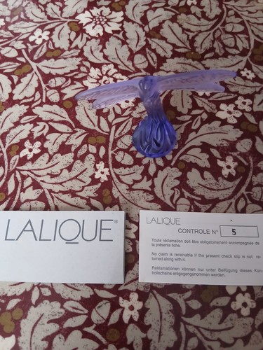 Lalique violet dragonfly - lalique,